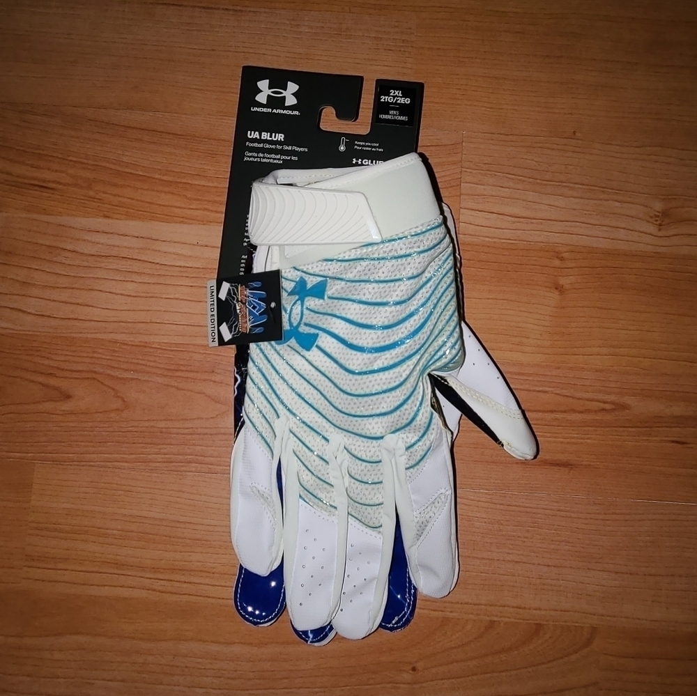 Under Armour Blur LE Football Gloves Size XXL